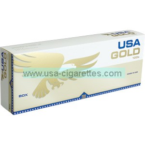 USA Gold Gold 100's CIGARETTES